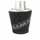 Universal Neck Black Large Aluminium Base Cone Filter Ramair JS-175-80-SL 80mm