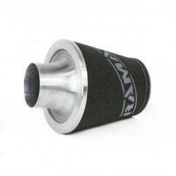 Universal Neck Black Large Aluminium Base Cone Filter Ramair JS-175-80-SL 80mm