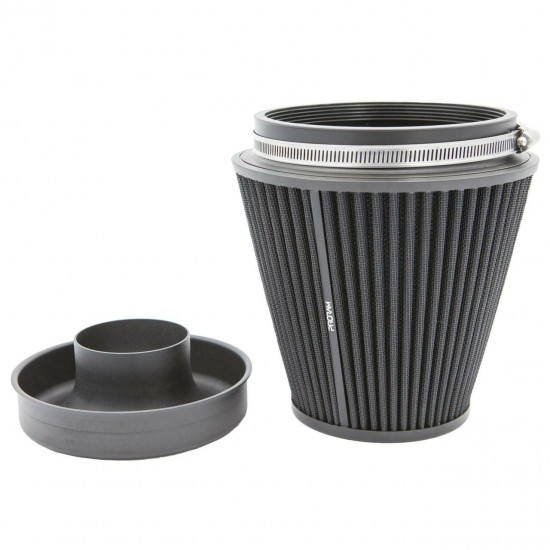 PRORAM PR-CC-195-150-VS-83 83mm ID Neck Large Cone Air Filter with velocity stack