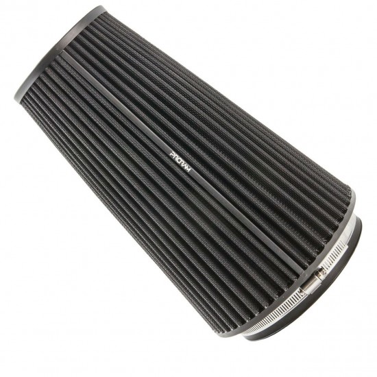 PRORAM PR-CC-196-150-VS-102 102mm ID Neck Extra Large Cone Air Filter with velocity stack
