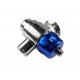 Universal blow off valve with dual channel for 4- and 6-cylinder engines