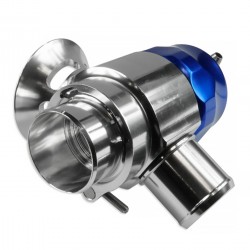 Universal blow off valve with dual channel for 4- and 6-cylinder engines