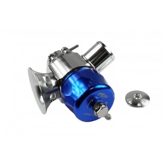 Universal blow off valve with dual channel for 4- and 6-cylinder engines