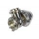 Wastegate V-BAND 40mm silver
