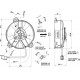 Axial suction radiator cooling fan SPAL 12V VA31-A101-46A SUMIT (130 MM)