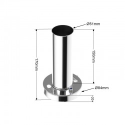 Exhaust Muffler Silencer Insert 3,5