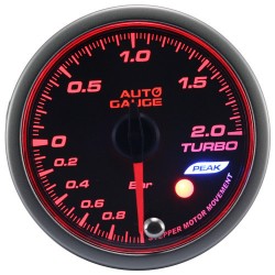 New Auto Gauge Boost Indicator Stepper Motor Peak series 60mm amber