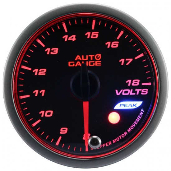 New Auto Gauge Voltage Indicator Stepper Motor Peak series 60mm amber