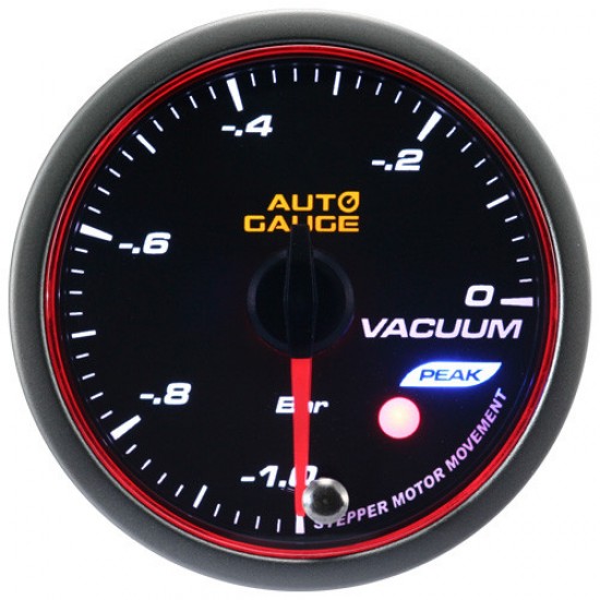 New Auto Gauge Vacuum Indicator Stepper Motor Peak series 52mm amber