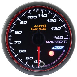 New Auto Gauge water temperature Indicator Stepper Motor Peak series 52mm amber