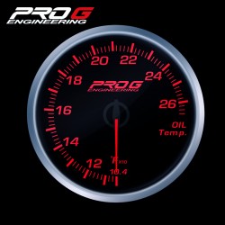 Pro G Race Series RS gauge, oil temperature °F RED 60mm