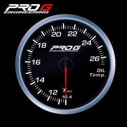Pro G Race Series RS gauge, oil temperature °F WHITE 52mm