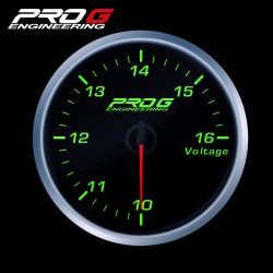 Pro G Race Series RS gauge, Voltage GREEN 52mm