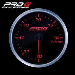 Pro G Race Series RS gauge, Voltage RED 52mm
