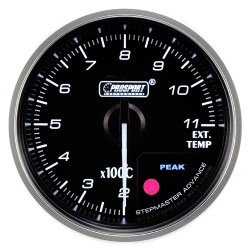 Prosport Premium EGT indicator 60mm amber