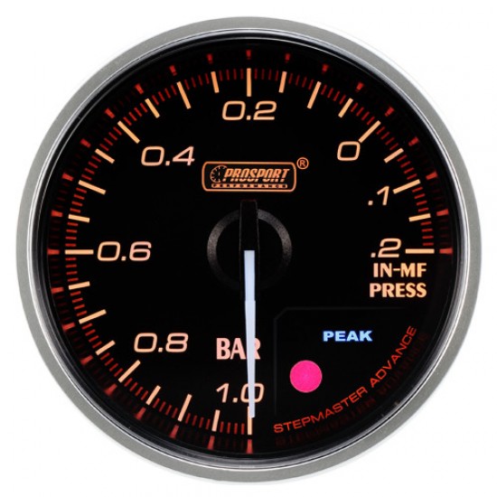 Prosport Premium Vacuum indicator 60mm amber