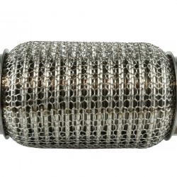 Reinforced exhaust flexible connector 76mm lenght 100mm
