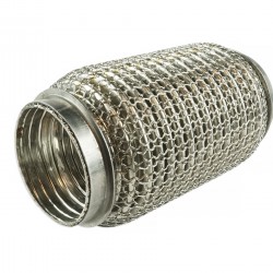 Reinforced exhaust flexible connector 76mm lenght 150mm