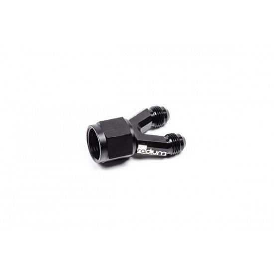 Y-Adapter 6AN Male 6AN Male 10AN Female Radium Engineering