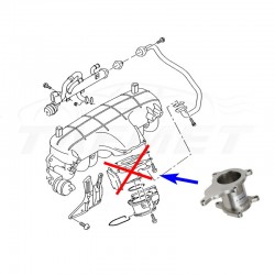 EGR Removal Delete Kit Blanking Plate for Audi A4 A6 with 2.0 TDI BVA BVF BVG BLB engines