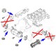 EGR Removal Delete Kit Blanking Plate for BMW E90 E92 E60 with 2.0 2.5 3.0 D engines
