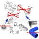 EGR Removal Delete Kit for VW Audi Seat Skoda with 1.9 2.0 TDI AXR BKC BKD BLT engines