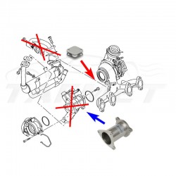 EGR Valve Delete Kit for VW Audi Seat Skoda with 1.4 1.9 2.0 TDI BLS BMM BMM BMP engines