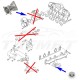 EGR Removal Delete Kit Bypass Blanking Plate for VW Touareg Crafter with R5 2.5 TDI engines