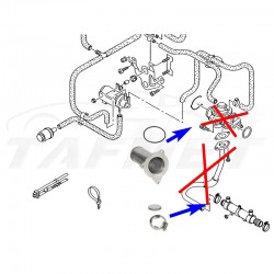 EGR Removal Delete Kit Bypass Blanking Plate for VW Touareg T5 with R5 2.5 TDI BAC BLK AXE AXD engines