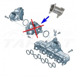EGR Valve Delete Kit for VW Crafter Amarok with 2.0 3.0 TDI engines