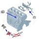 EGR Valve Delete Kit for VW Crafter Amarok with 2.0 3.0 TDI engines