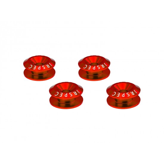 Quick Release Aluminium Bumper Fender Fastener Kit JRspec Red