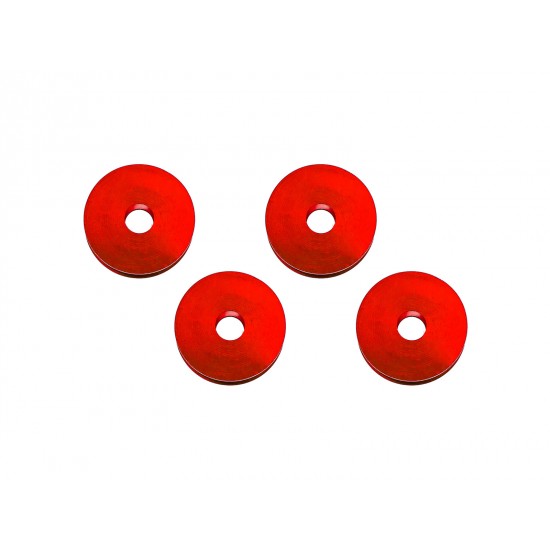 Quick Release Aluminium Bumper Fender Fastener Kit JRspec Red