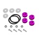 Quick Release Aluminium Bumper Fender Fastener Kit JRspec Purple