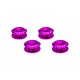 Quick Release Aluminium Bumper Fender Fastener Kit JRspec Purple