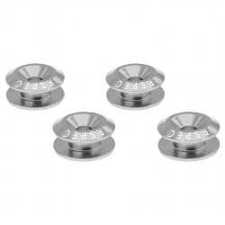Quick Release Aluminium Bumper Fender Fastener Kit JRspec Silver