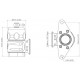 Blow off valve set with adapter for Subaru Fmic.EU