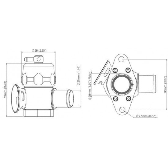 Dual channel blow off valve Nissan Skyline Stagea Fmic.EU