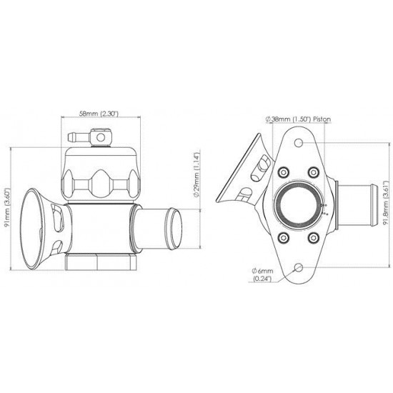 Dual channel blow off valve for Subaru Fmic.EU