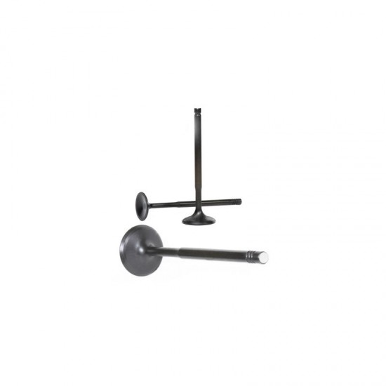 Exhaust valve Black Nitrided SuperTech, Honda Civic Type R / Accord K20 / K24 2.0l / 2.4l DOHC VTEC (STD Flat)