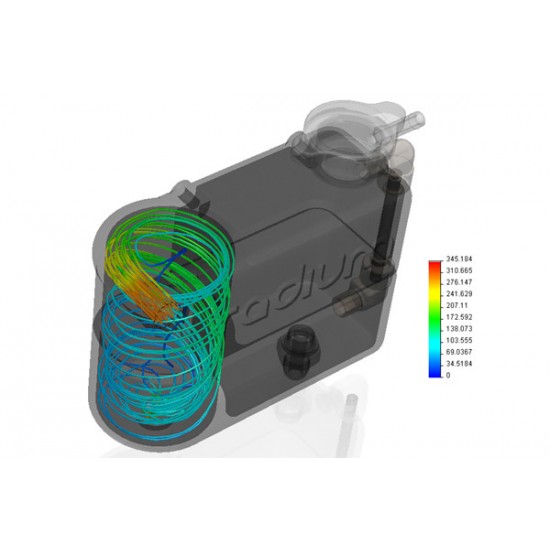 Coolant Tank Lotus Elise/Exige 2ZZ-GE Firewall Mount Radium Engineering