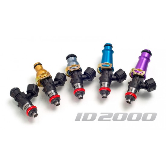 10 fuel injectors kit Injector Dynamics 2000cc/min, Lamborghini Gallaruntill V10 04+ 48mm / 14mm (grey)
