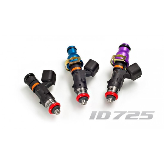 10 fuel injectors kit Injector Dynamics 725cc/min, Lamborghini Gallaruntill V10 04+ 48mm / 14mm