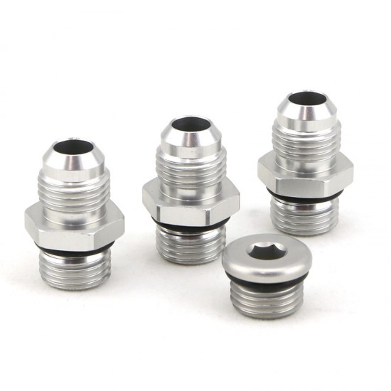 Turbosmart TS-0402-1111 FPR Fitting Kit System -6AN to -6AN