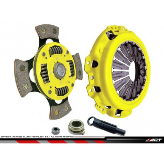 Clutch kit ACT with flywheel Prolite, Heavy Duty 4 PAD Mazda 3 MPS 2.3l Turbo 07-09 / Mazda 6 MPS 05-07