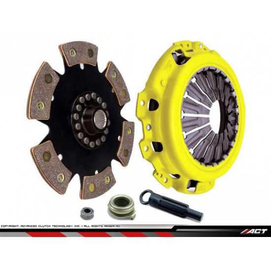 Clutch kit ACT with flywheel Prolite, Heavy Duty 6 PAD RIGID Disc 01-06 BMW M3 E46 3.2 V6